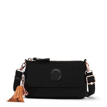 Kipling Etka Small Shoulder Bags Rose Black | CA 1414FD